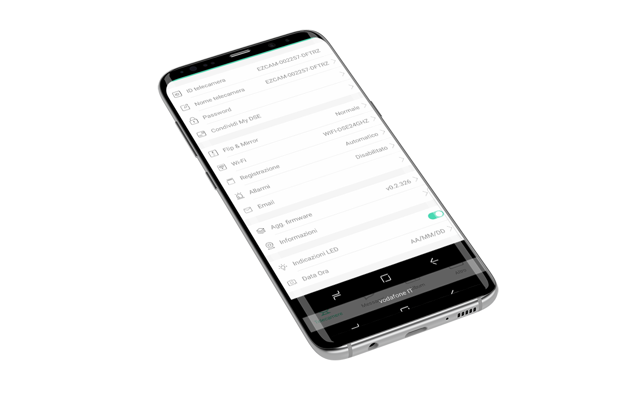 APP per telecamere IP nascoste